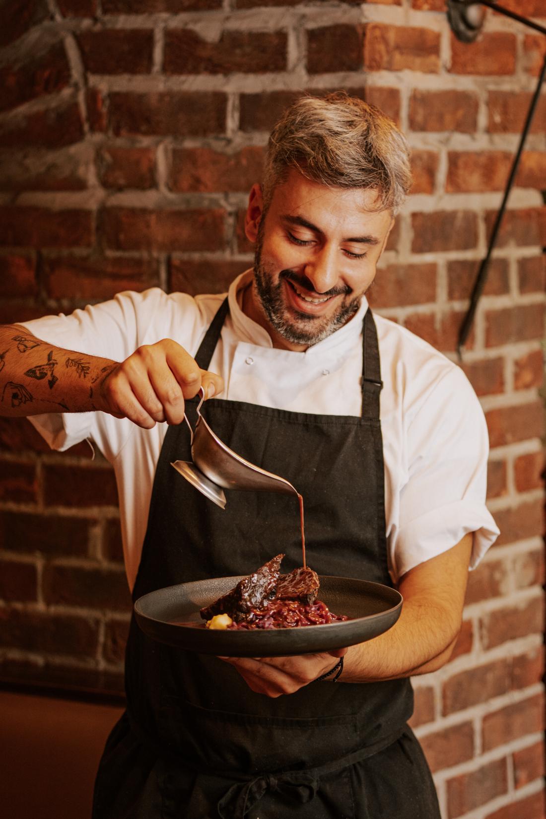 Chef plating